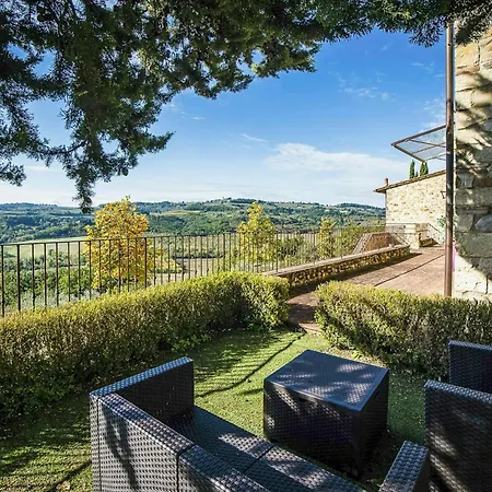Medieval Church With Pool In Chianti